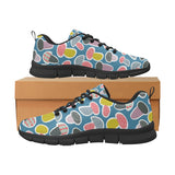 Colorful mushroom design pattern Women's Sneaker Shoes