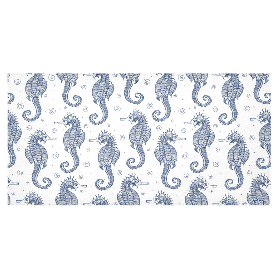 Seahorse pattern background Tablecloth