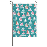 Cute sailboat pattern House Flag Garden Flag