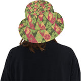 Cool Geometric lime pattern Unisex Bucket Hat