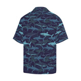 Shark pattern Men's All Over Print Hawaiian Shirt