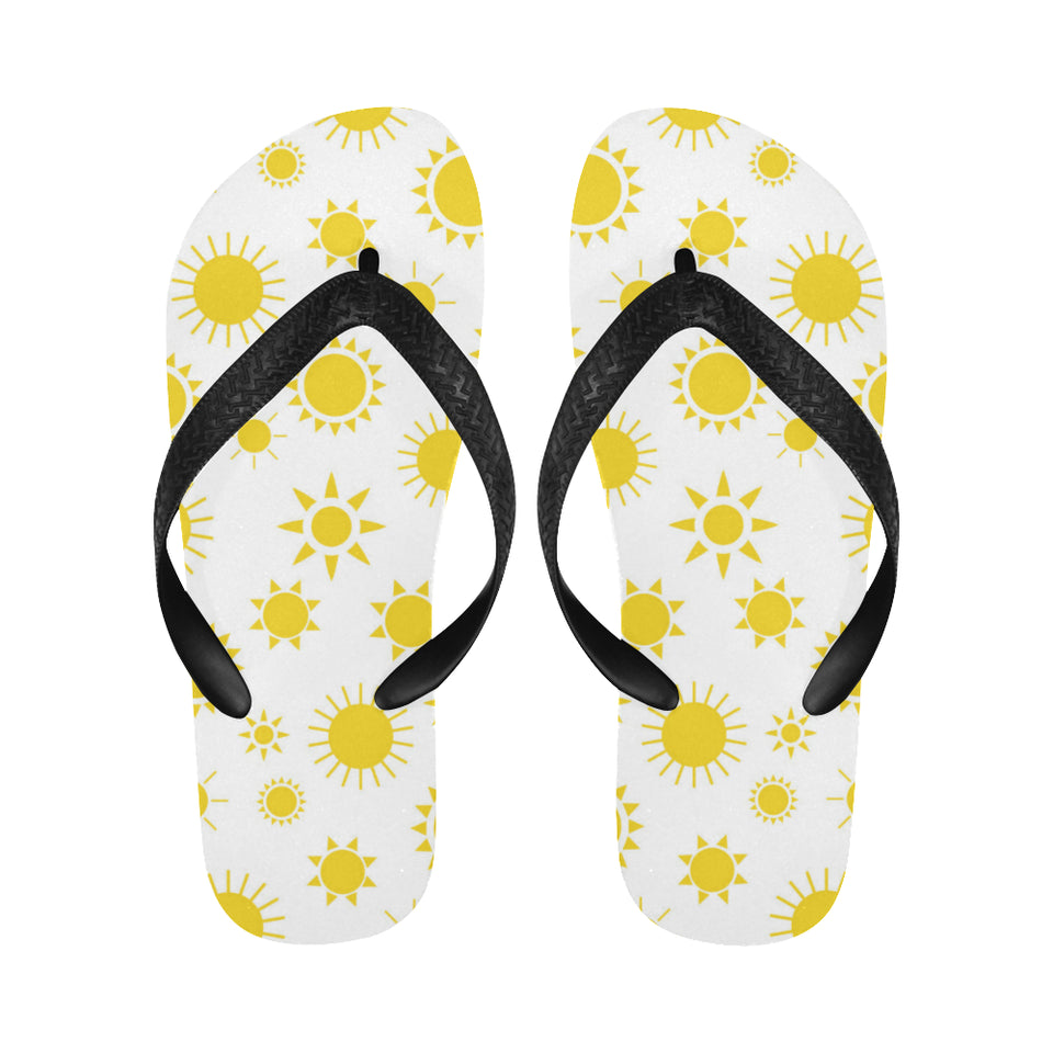 Sun pattern Unisex Flip Flops