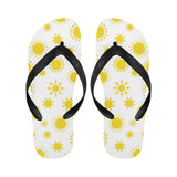 Sun pattern Unisex Flip Flops