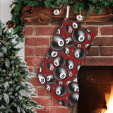 Billiard Ball Pattern Print Design 05 Christmas Stocking