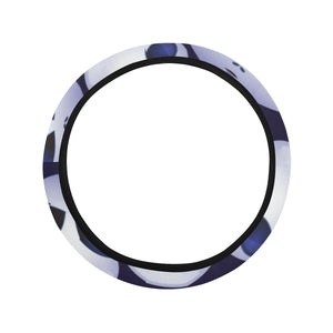 Alien Pattern Print Design 01 Car Steering Wheel Cover