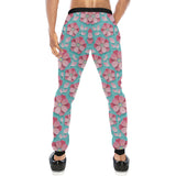 3D sakura cherry blossom pattern Unisex Casual Sweatpants