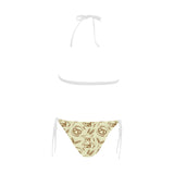 Windmill Wheat pattern Sexy Bikinis Two-Piece Swimsuits