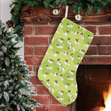 Jack Russel Pattern Print Design 01 Christmas Stocking