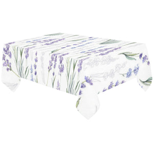 Hand painting Watercolor Lavender Tablecloth