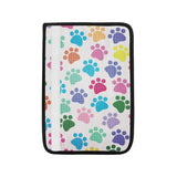 Dog Paws Pattern Print Design 01 Car Seat Belt Cover