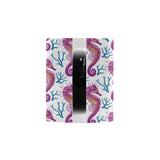 Purple seahorse blue coral pattern Morphing Mug Heat Changing Mug
