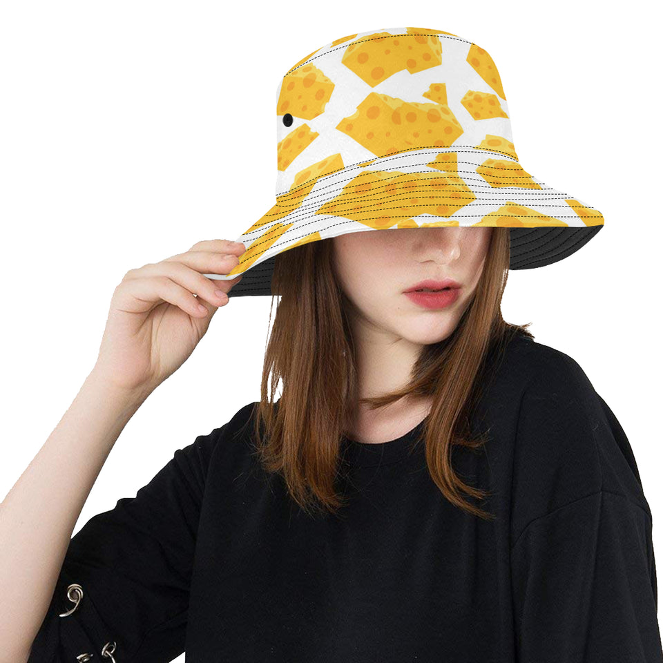 Cheese slice pattern Unisex Bucket Hat