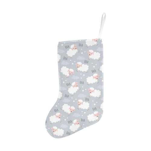 Sweet dreams sheep pattern Christmas Stocking