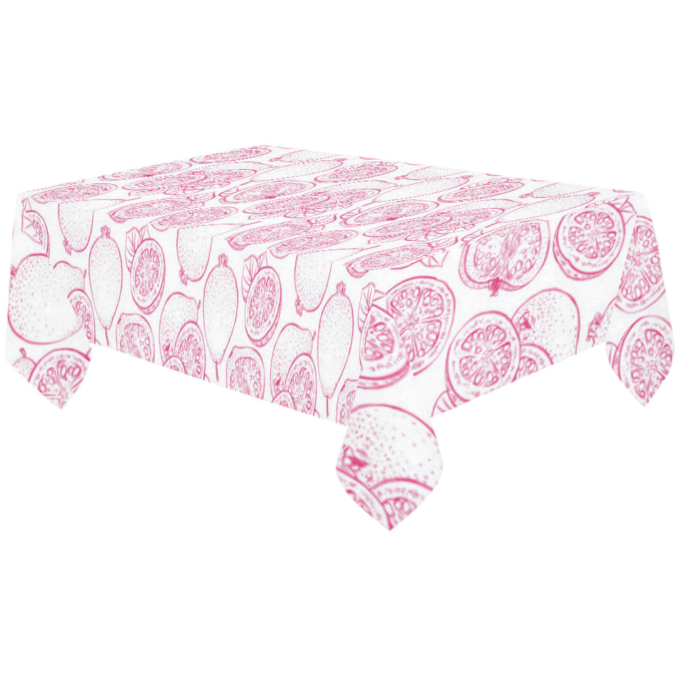 Sketch guava pattern Tablecloth