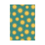 Sun green background House Flag Garden Flag