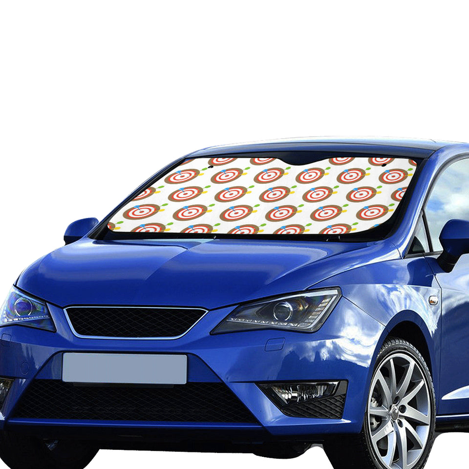 Darts Pattern Print Design 04 Car Sun Shade