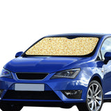 Popcorn Pattern Print Design 04 Car Sun Shade