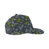 blueberry pattern All Over Print Snapback Cap