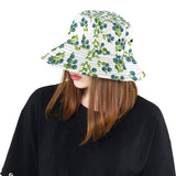 blueberry white background Unisex Bucket Hat