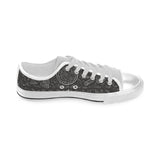 Pizza pattern Men's Low Top Shoes White