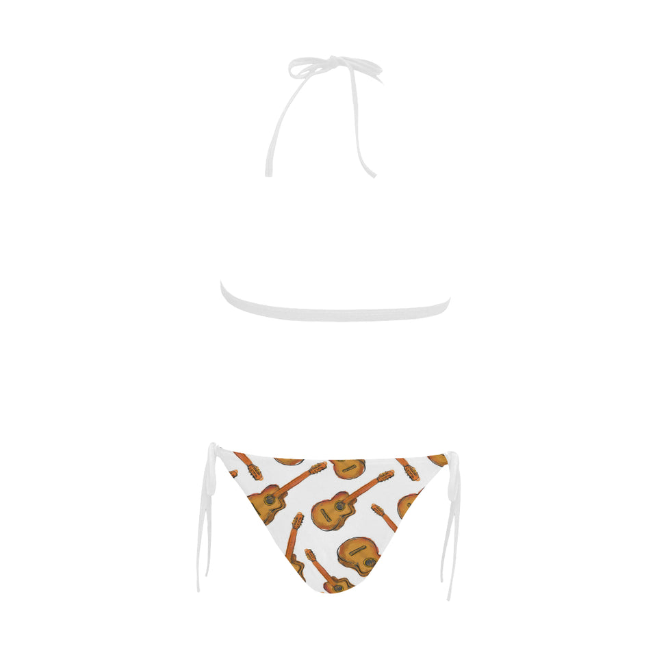 Paint Guitar Pattern Sexy Bikinis Two-Piece Swimsuits