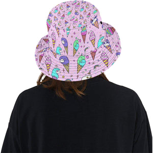 Cute ice cream cone animal pattern Unisex Bucket Hat