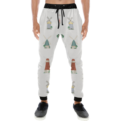 windmill design pattern Unisex Casual Sweatpants