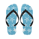 Starfish blue blackground Unisex Flip Flops