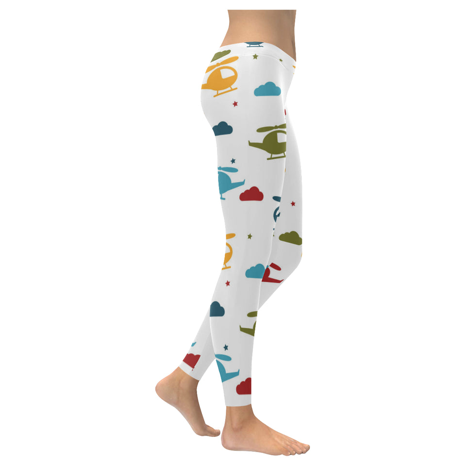 Colorful helicopter pattern Women's Legging Fulfilled In US