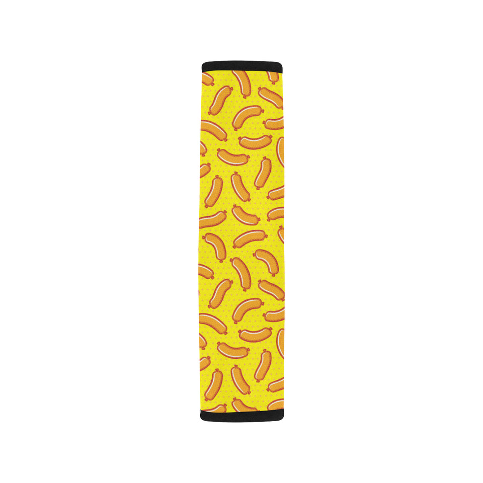 Sausage Pattern Print Design 01 Car Seat Belt Cover