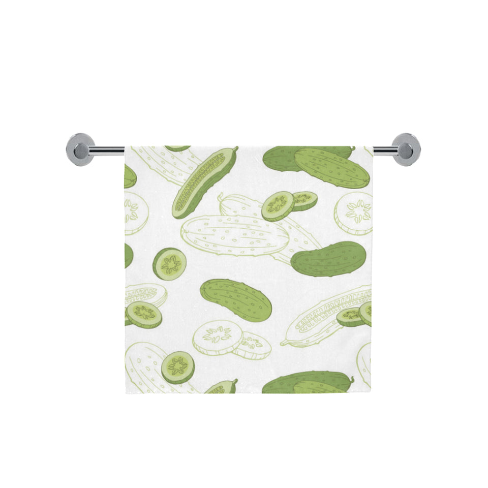 Cucumber sketch pattern Bath Towel