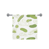 Cucumber sketch pattern Bath Towel