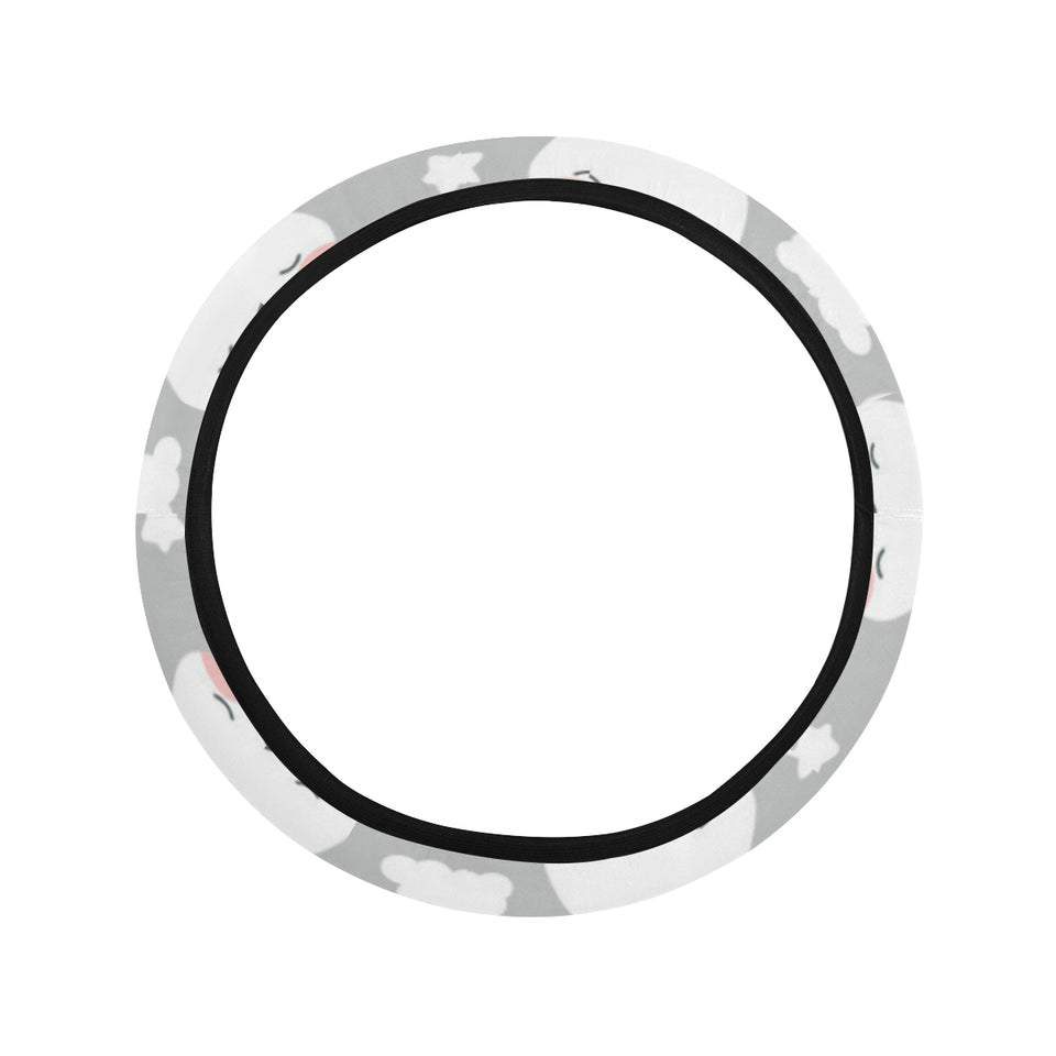 Rabbit cloud Pattern Car Steering Wheel Cover