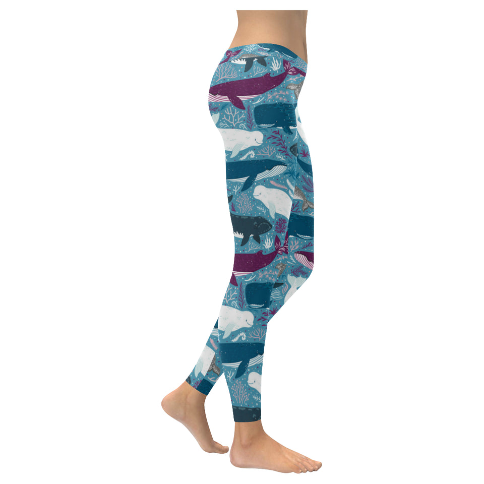 Whale design pattern Women's Legging Fulfilled In US