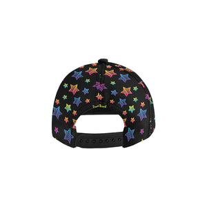 Colorful star pattern All Over Print Snapback Cap