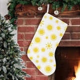 Sun pattern Christmas Stocking