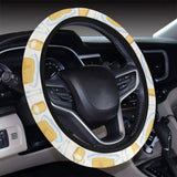 Pancake Pattern Print Design 05 Car Steering Wheel Cover