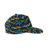 Colorful shark All Over Print Snapback Cap