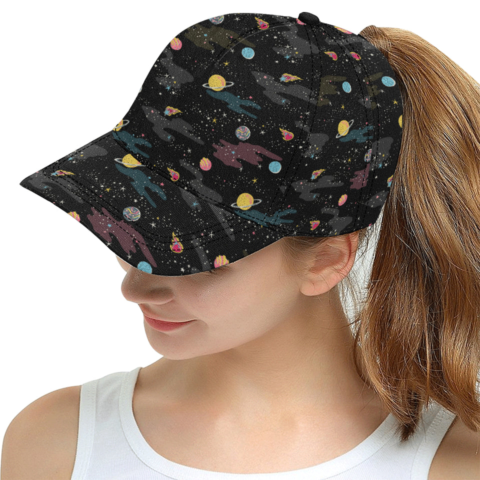 space pattern All Over Print Snapback Cap