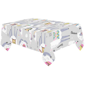 Cute Llama Alpaca pattern Tablecloth