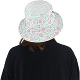 Clock time pattern blackground Unisex Bucket Hat