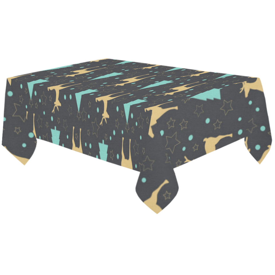 Deers star tree pattern Tablecloth