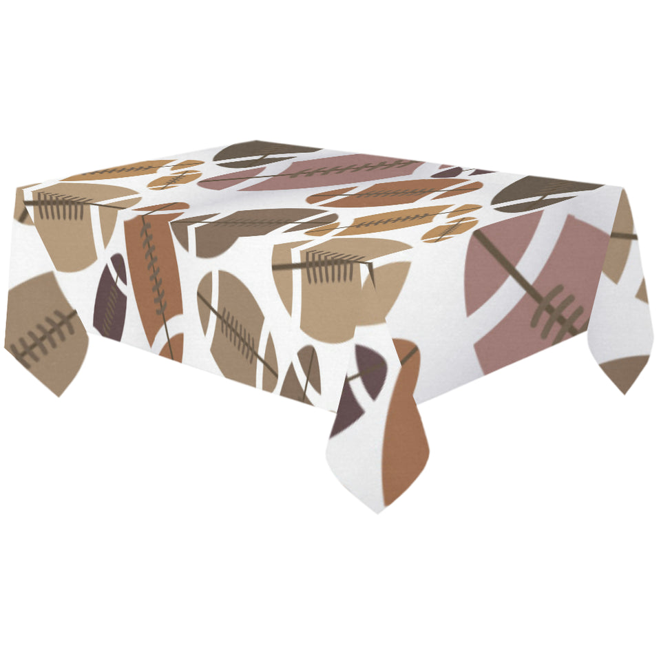 American football ball pattern Tablecloth