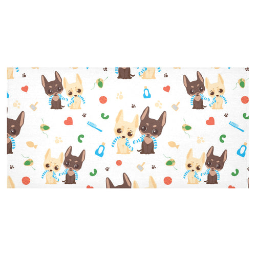 Cute Chihuahua dog pattern Tablecloth