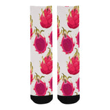 dragon fruits design pattern Crew Socks