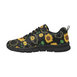 sunflower golden polygonal shapes Women's Sneaker Shoes