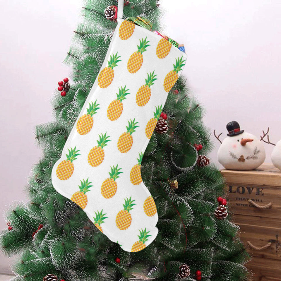 Pineapples pattern Christmas Stocking