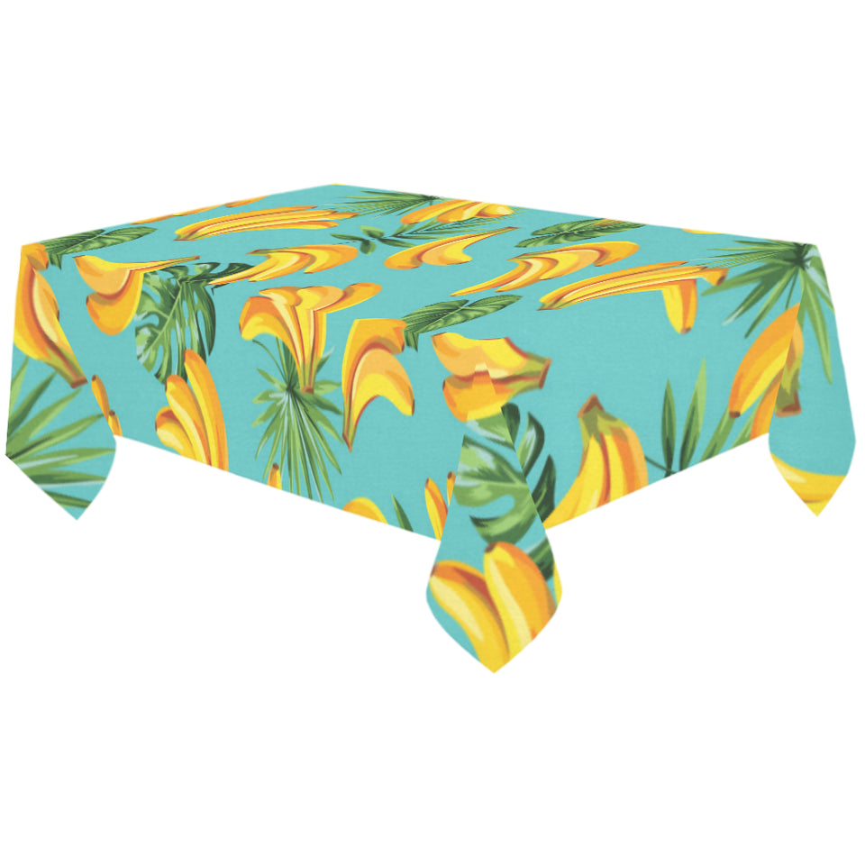 Banana Palm Leaves pattern background Tablecloth