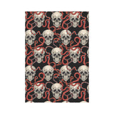 Red snake skull pattern House Flag Garden Flag