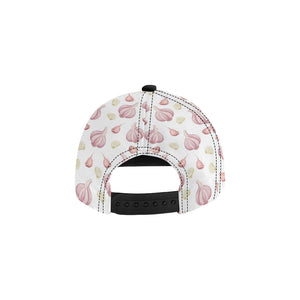 Garlic pattern All Over Print Snapback Cap